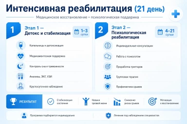 Реабилитация за 21 день в Северодвинске